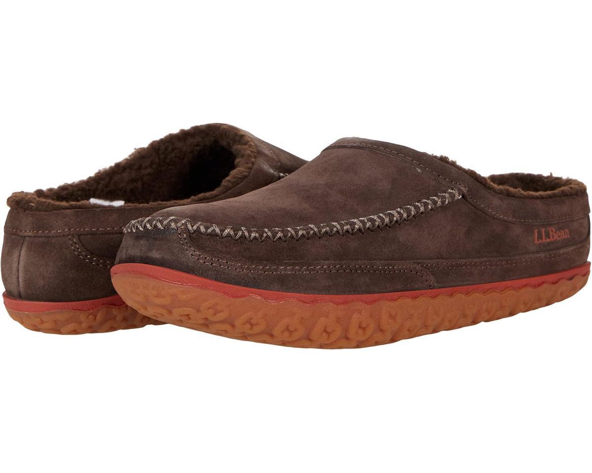 Men's L.L.Bean Mountain Slipper Scuff Bean Boot Brown - Eurostride