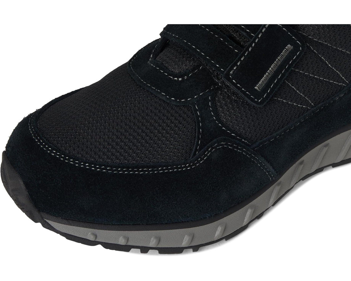 Men's L.L.Bean Snow Sneaker 5 Boot Mid Water Resistant Insulated Hook-and-Loop Black/Black - Eurostride