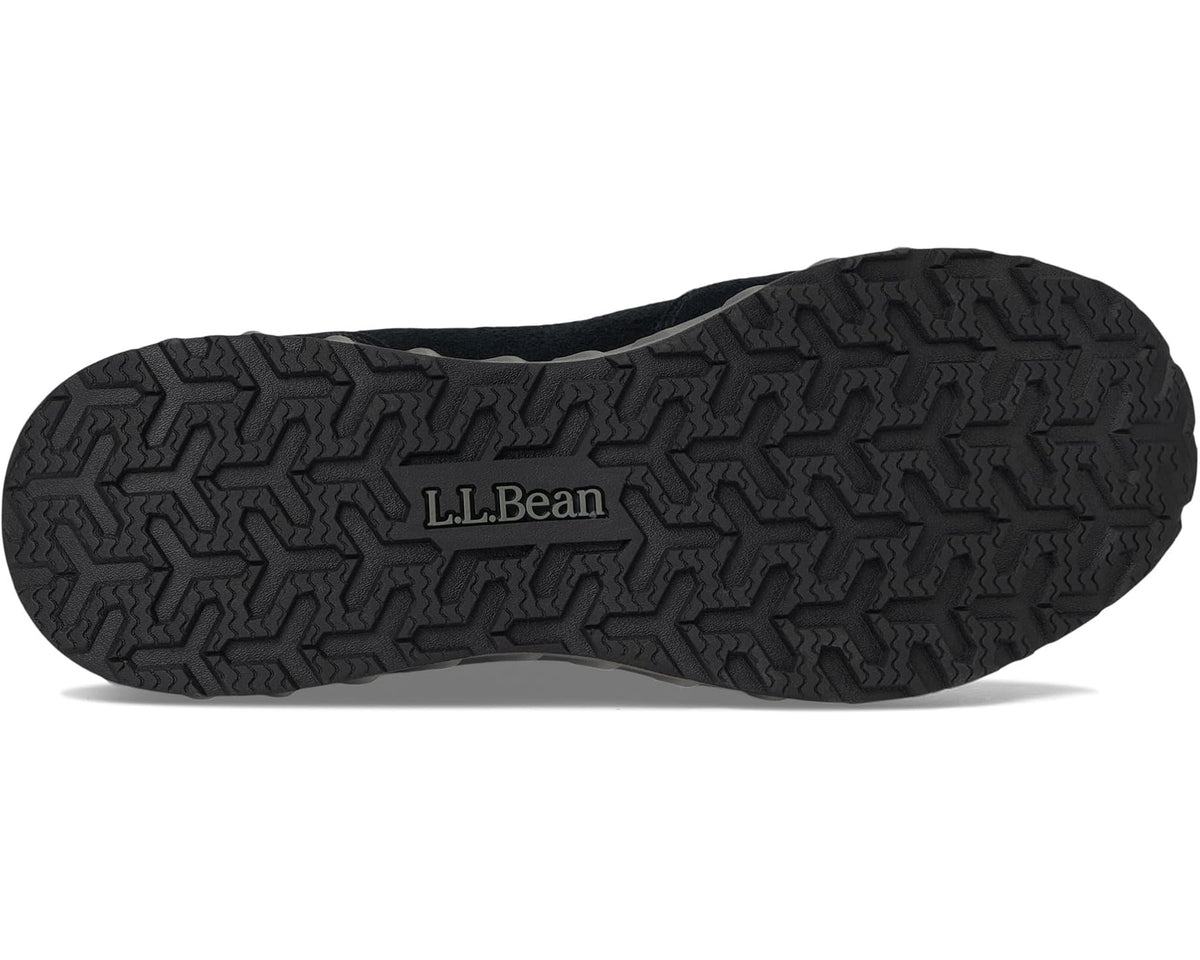 Men's L.L.Bean Snow Sneaker 5 Boot Mid Water Resistant Insulated Hook-and-Loop Black/Black - Eurostride