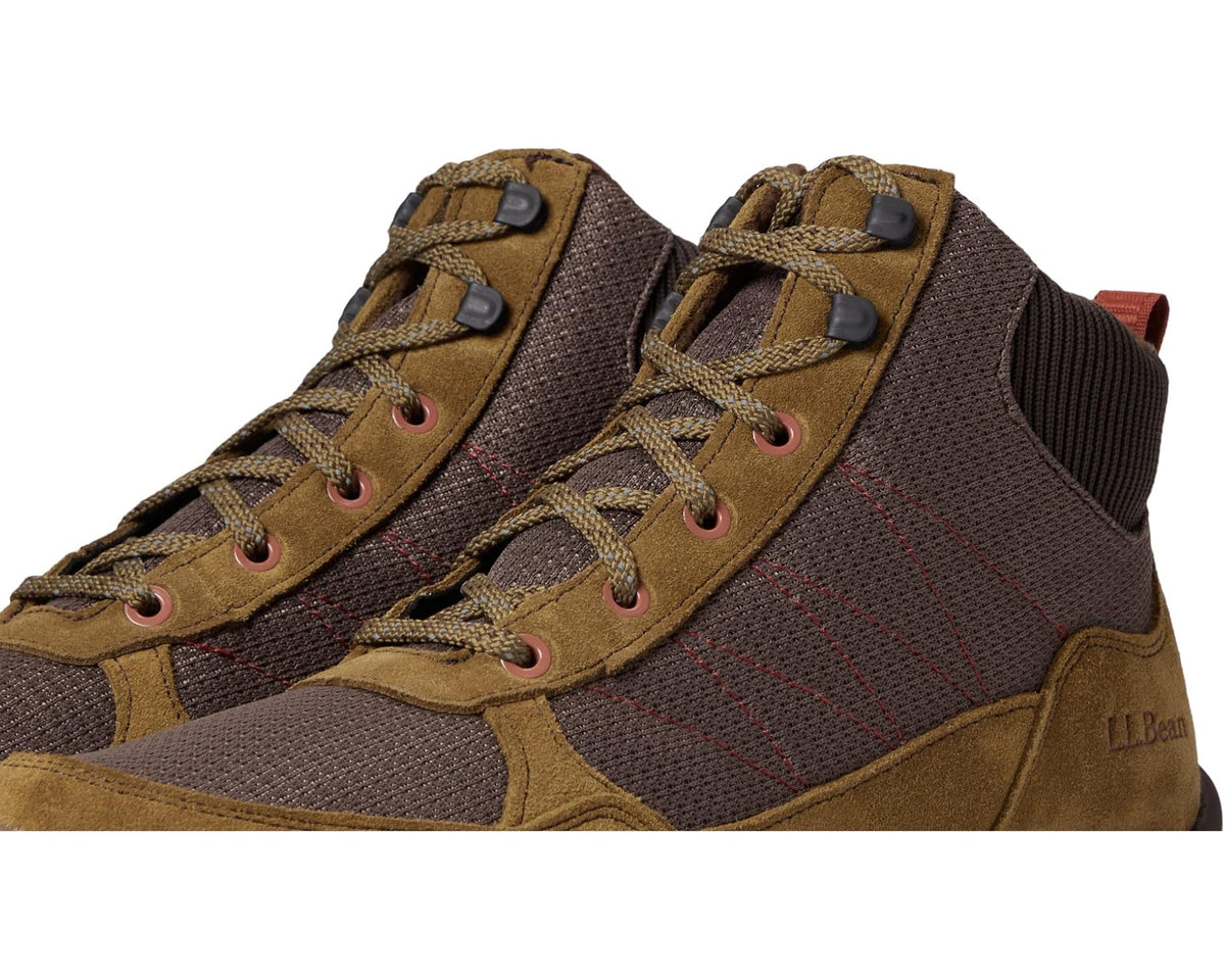 Men's L.L.Bean Snow Sneakers 5 Boots Mid Waterproof Insulated Lace-Up Dark Cocoa/Dark Earth - Eurostride