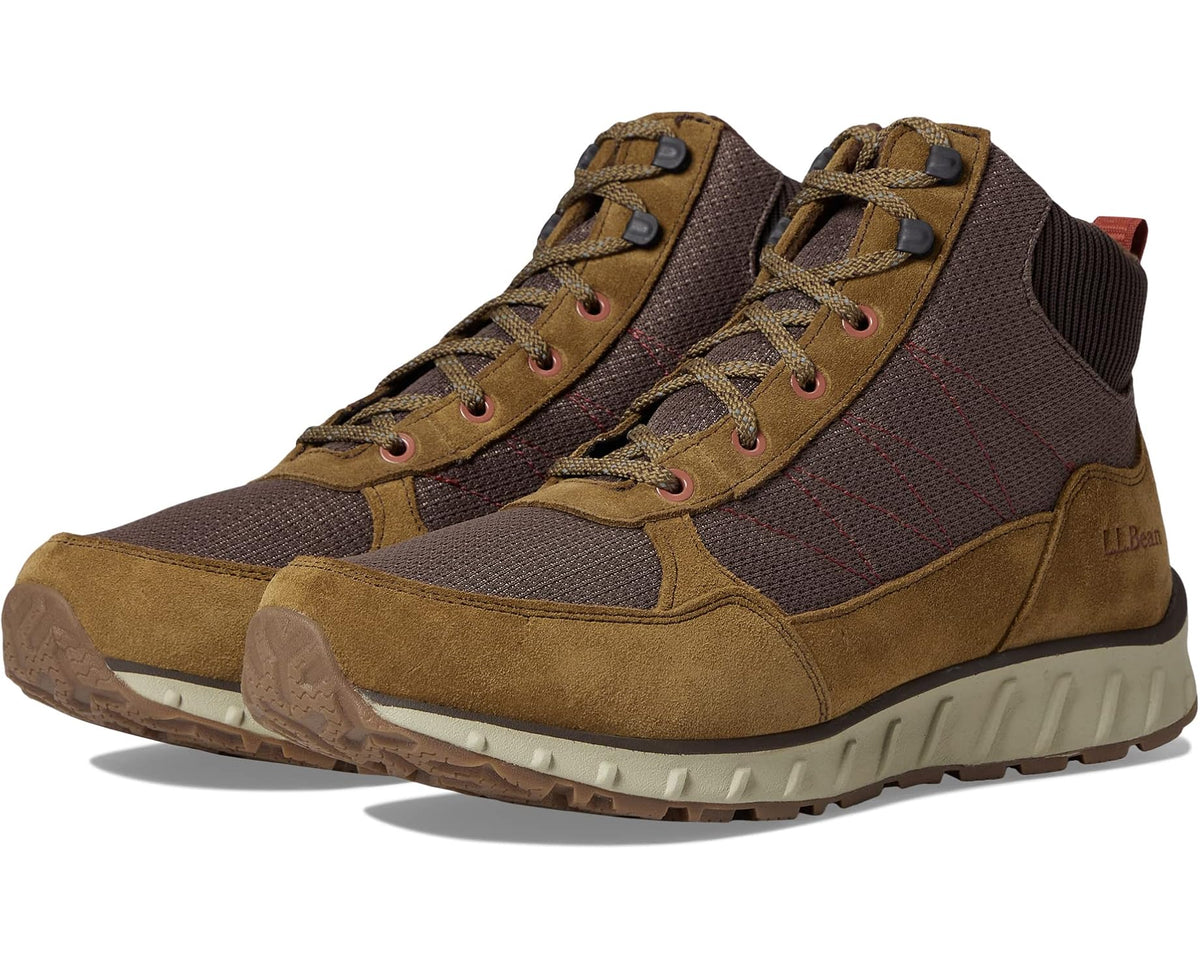 Men's L.L.Bean Snow Sneakers 5 Boots Mid Waterproof Insulated Lace-Up Dark Cocoa/Dark Earth - Eurostride
