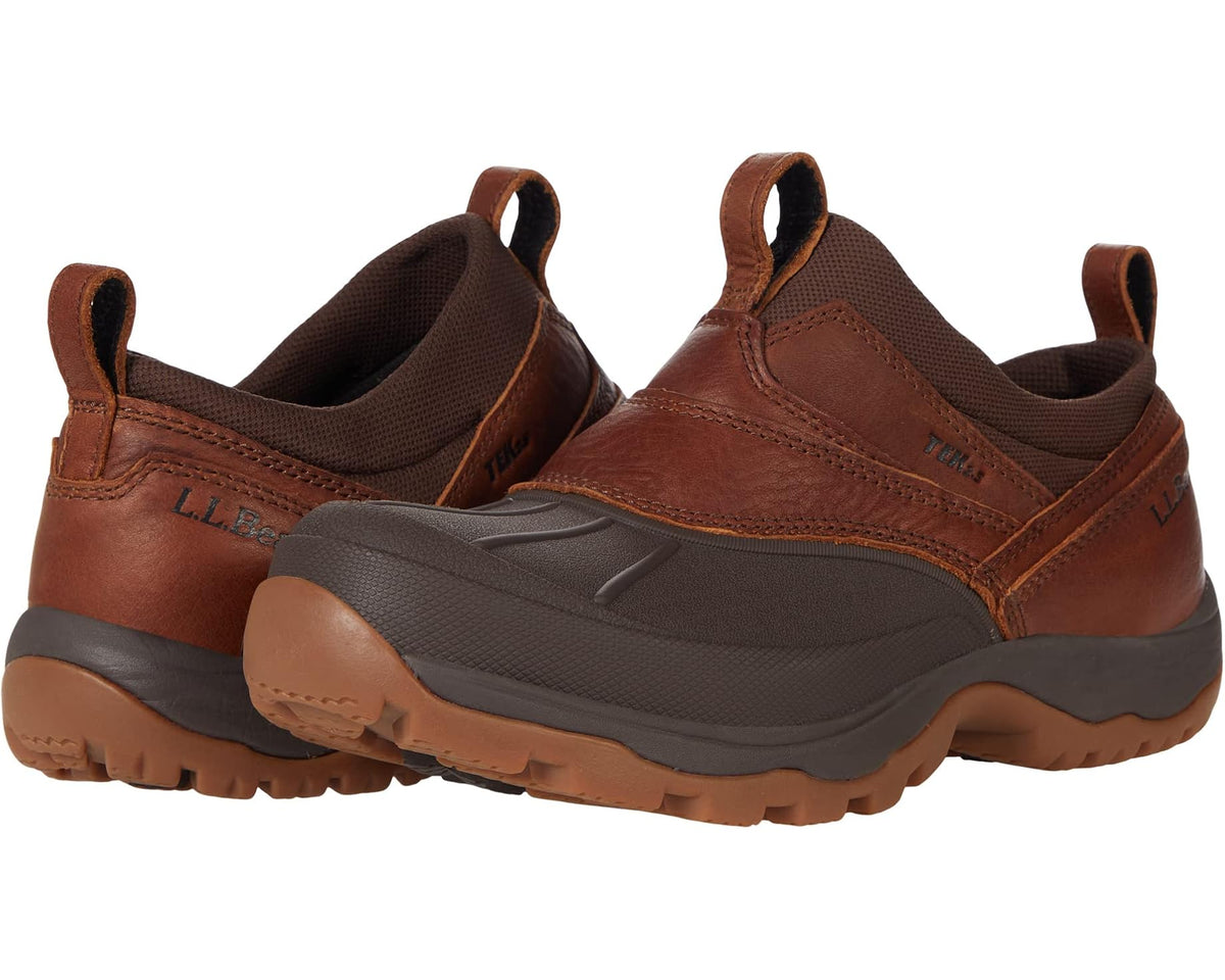Men's L.L.Bean Storm Chaser Slip On 5 Leather Oakwood - Eurostride