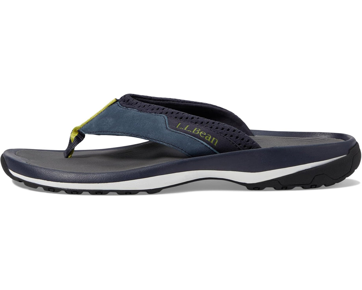 Men's L.L.Bean Swift River Flip-Flop Sandal Sport Carbon Navy - Eurostride