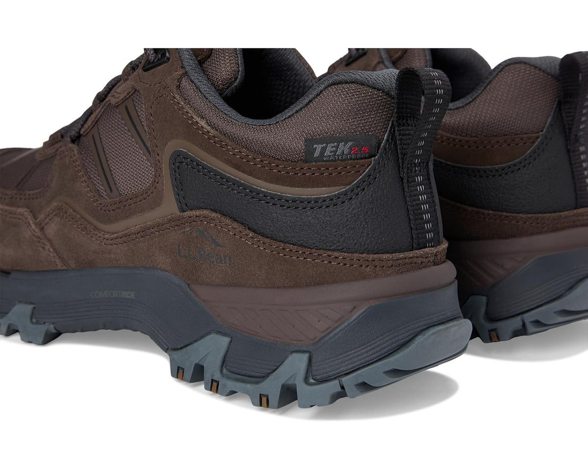 Men's L.L.Bean Trail Model X Low Waterproof Hiker Deepest Brown - Eurostride