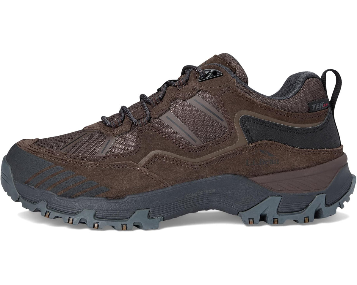 Men's L.L.Bean Trail Model X Low Waterproof Hiker Deepest Brown - Eurostride
