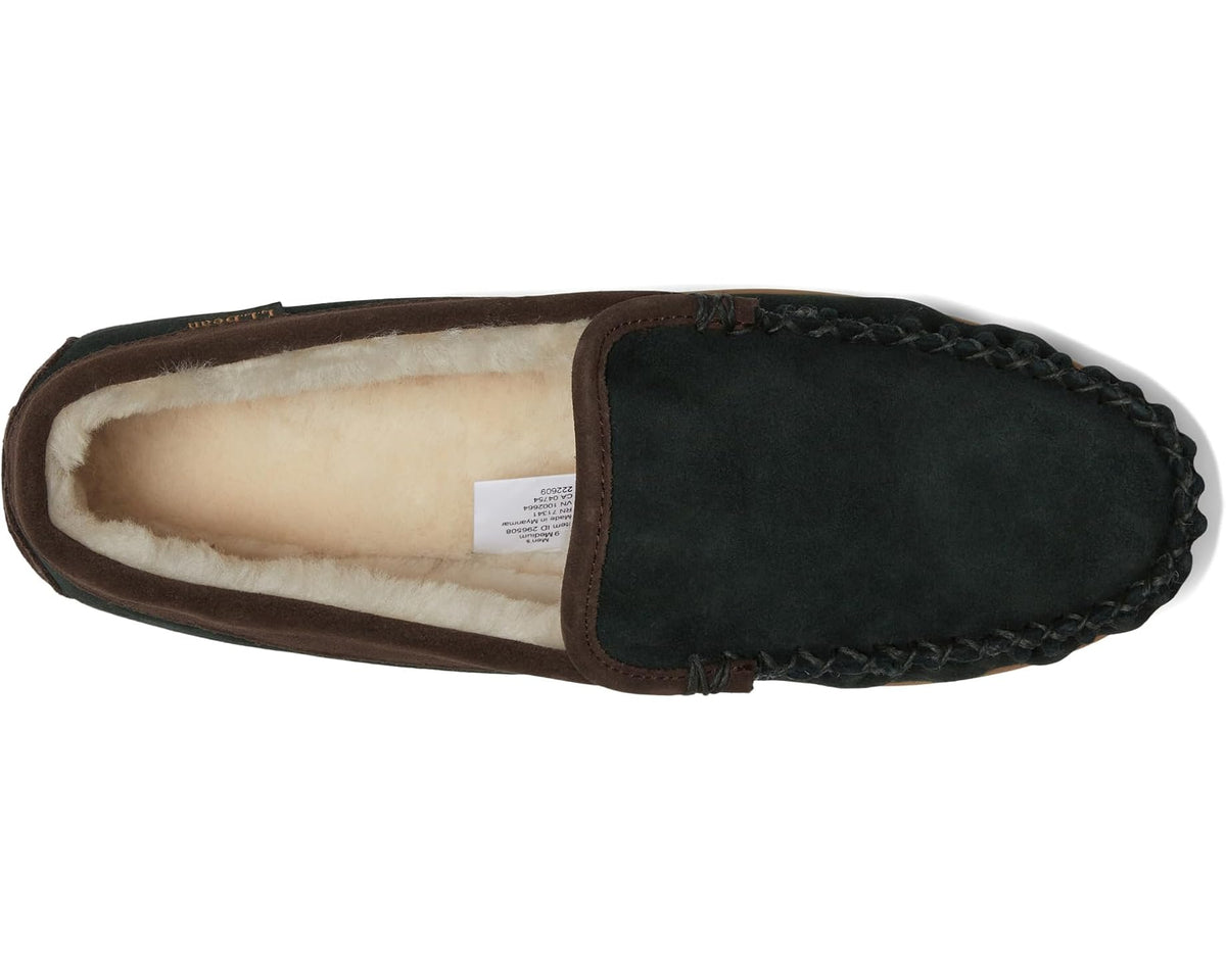 Men's L.L.Bean Wicked Good Slipper Venetian Black Spruce/Chocolate - Eurostride