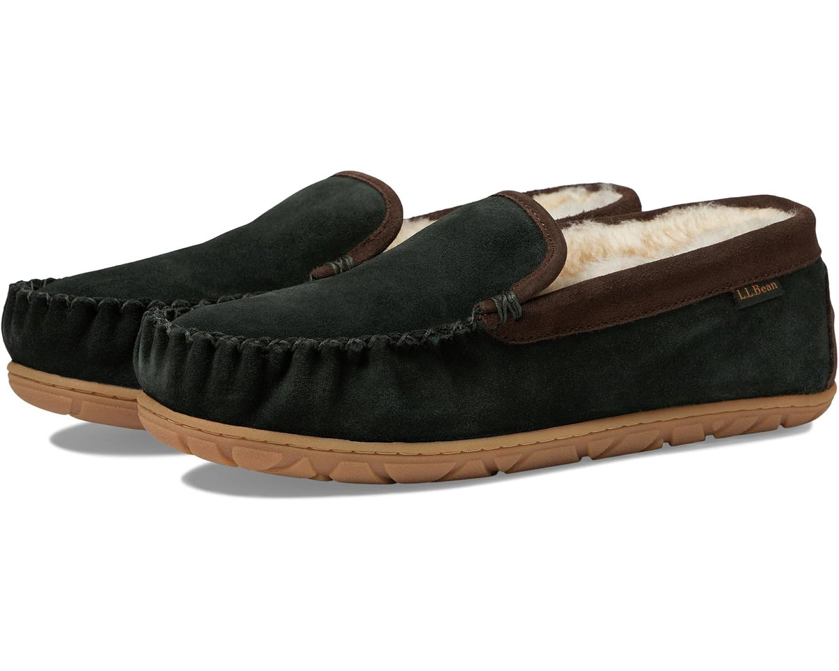 Men's L.L.Bean Wicked Good Slipper Venetian Black Spruce/Chocolate - Eurostride
