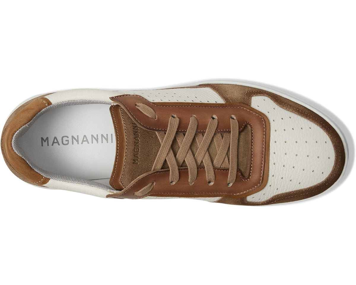 Men's Magnanni Costello White/Taupe - Eurostride