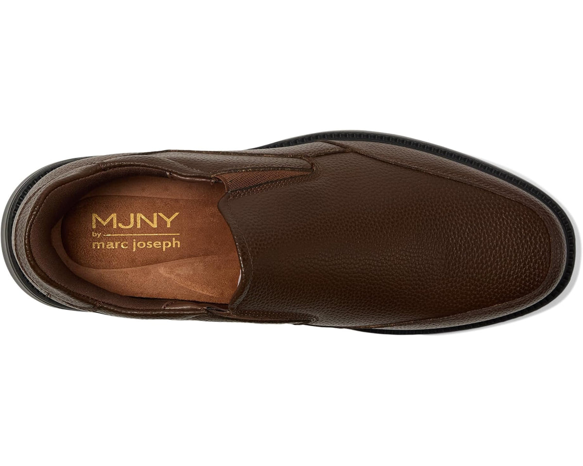 Men's Marc Joseph New York Chicago Road (Hands Free Technology) Brown Grainy Leather - Eurostride