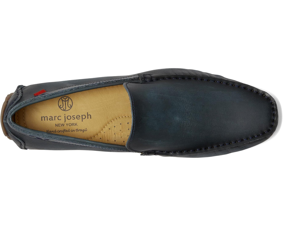 Men's Marc Joseph New York Ovington Navy Burnished Napa - Eurostride