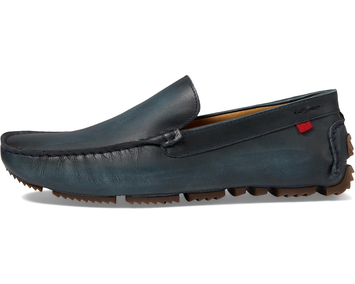 Men's Marc Joseph New York Ovington Navy Burnished Napa - Eurostride