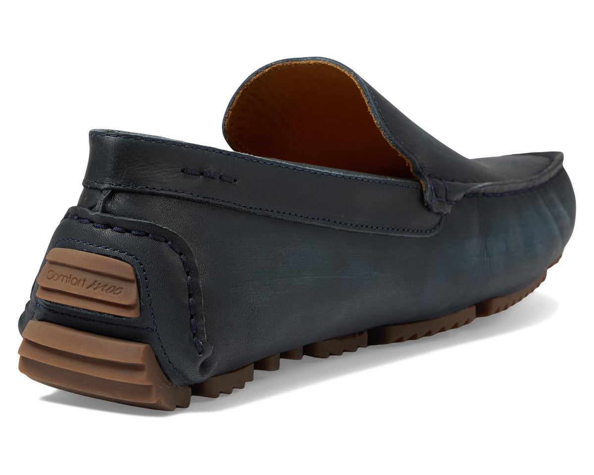 Men's Marc Joseph New York Ovington Navy Burnished Napa - Eurostride