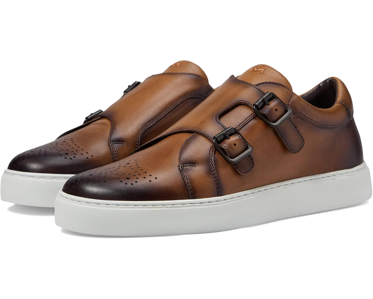 Men's Martin Dingman Lorenzo Double Buckle Pecan - Eurostride