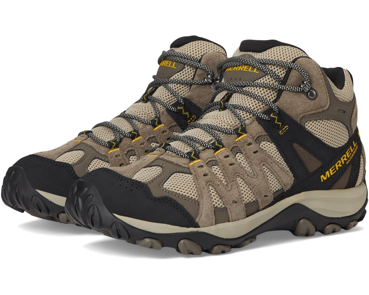 Men's Merrell Accentor 3 Mid Wp Boulder/Old Gold 1 - Eurostride