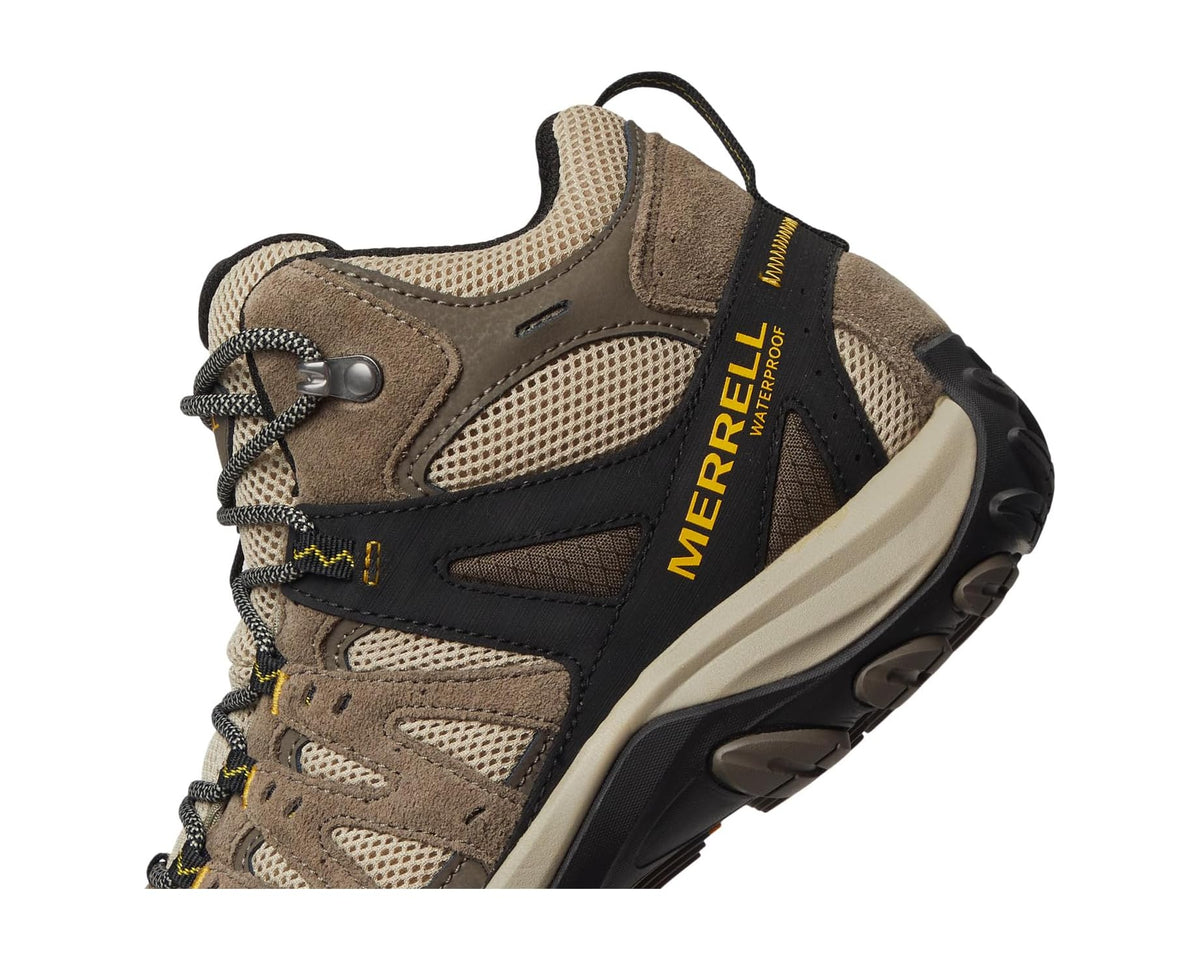 Men's Merrell Accentor 3 Mid Wp Boulder/Old Gold 1 - Eurostride