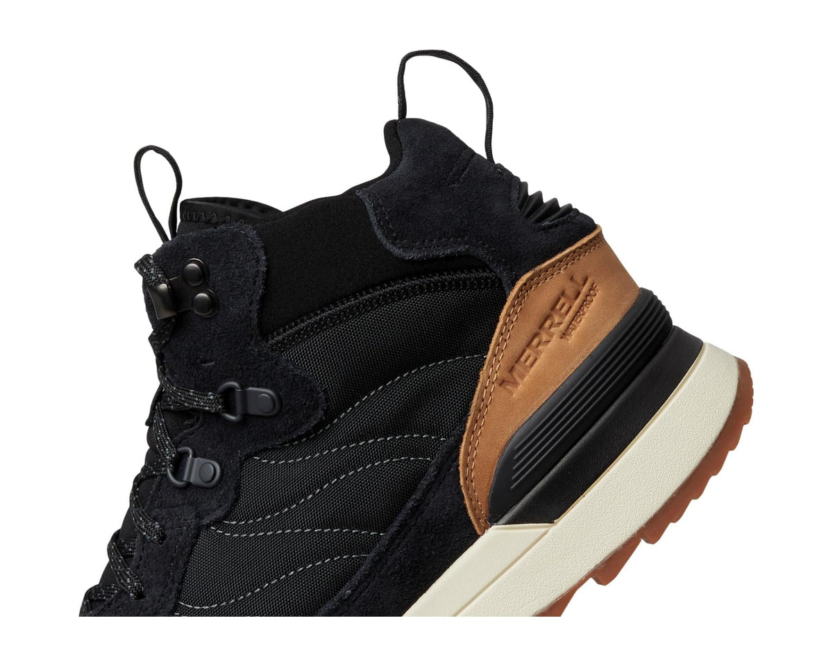 Men's Merrell Alpine 83 Sneaker Recraft Mid Waterproof Black - Eurostride
