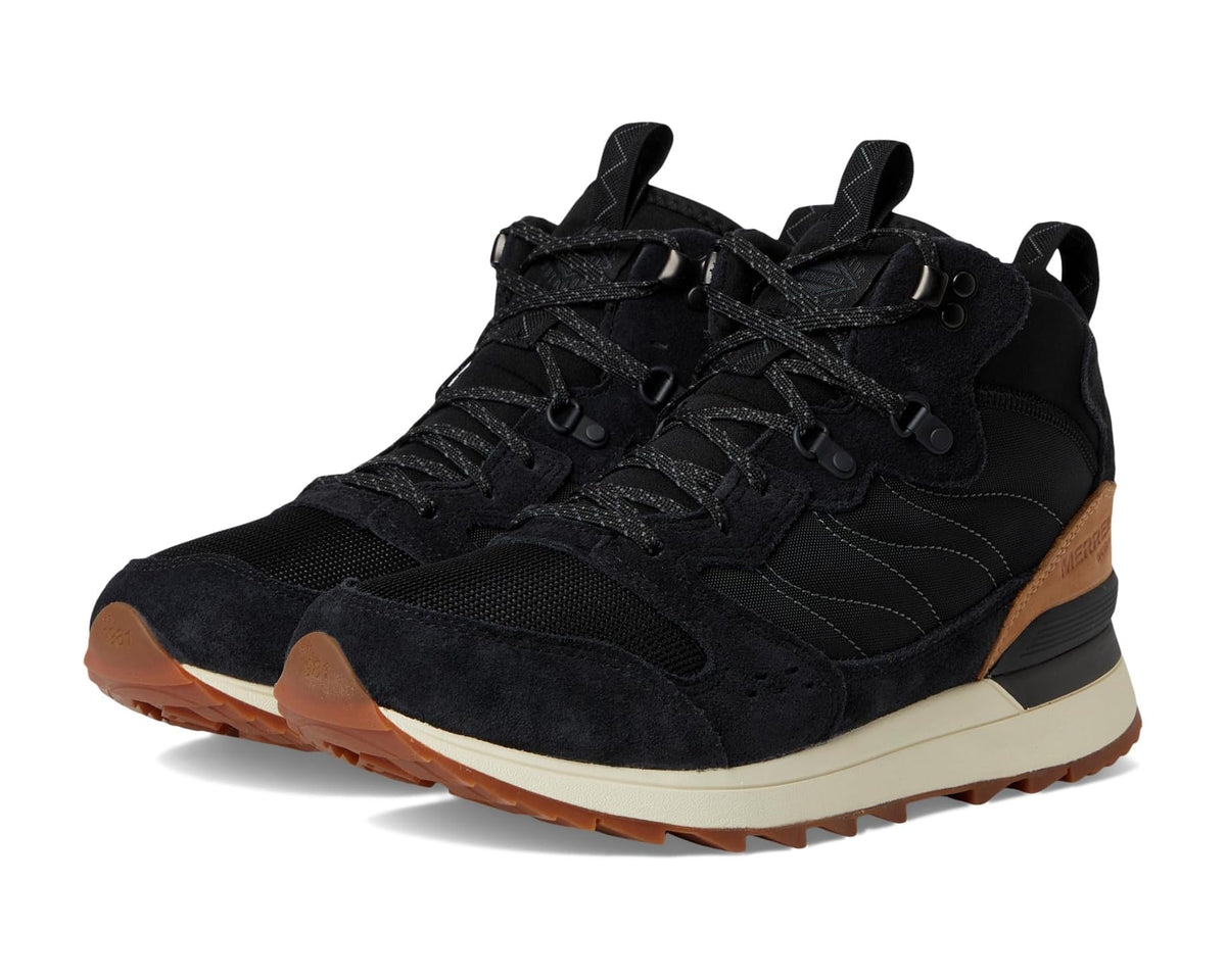 Men's Merrell Alpine 83 Sneaker Recraft Mid Waterproof Black - Eurostride