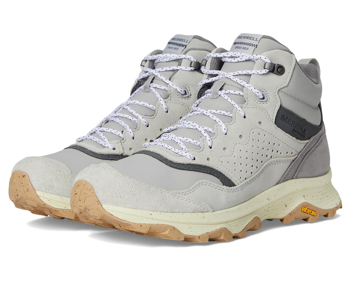 Men's Merrell Speed Solo Mxd Mid Waterproof Alloy - Eurostride