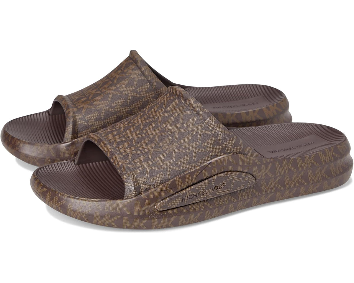 Men's Michael Kors Griffin Slide Brown Multi - Eurostride