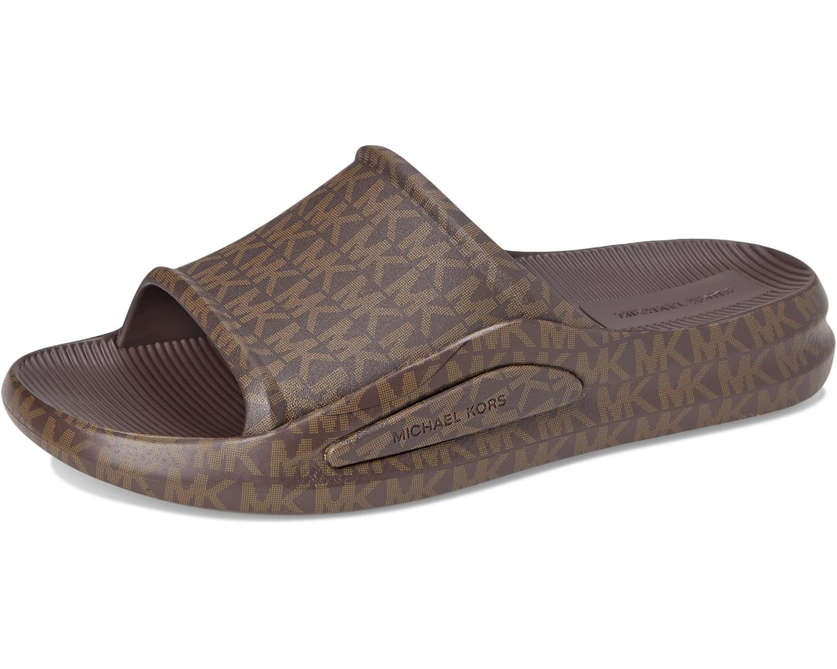 Men's Michael Kors Griffin Slide Brown Multi - Eurostride