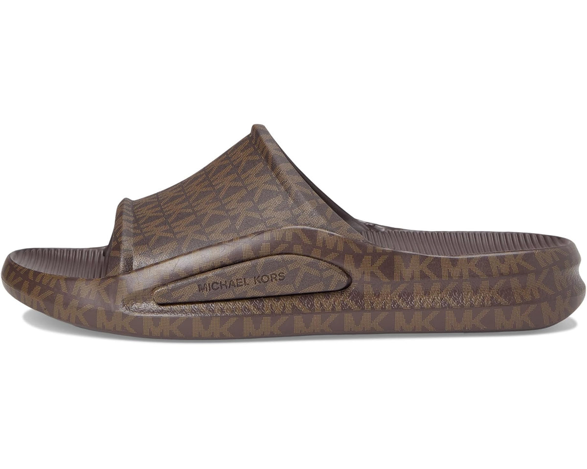 Men's Michael Kors Griffin Slide Brown Multi - Eurostride