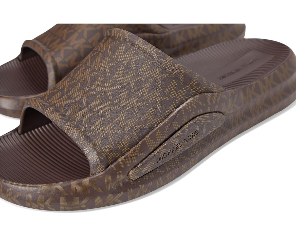 Men's Michael Kors Griffin Slide Brown Multi - Eurostride