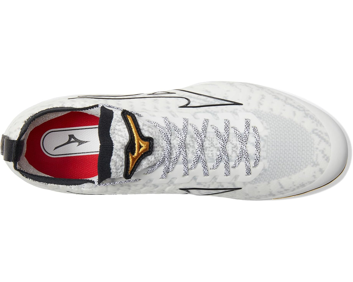 Men's Mizuno Pro Knit 2 Metal White-Gold - Eurostride