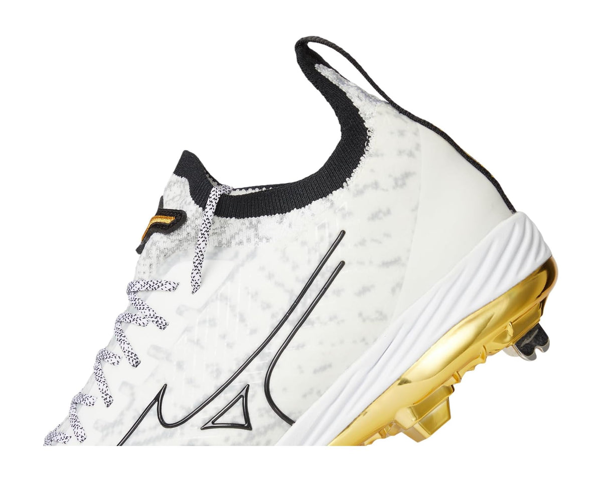 Men's Mizuno Pro Knit 2 Metal White-Gold - Eurostride