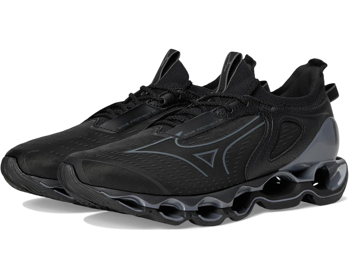 Men's Mizuno Wave Prophecy 14 Black/Dark Shadow - Eurostride