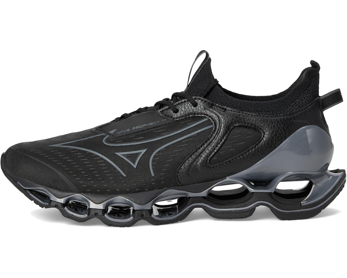 Men's Mizuno Wave Prophecy 14 Black/Dark Shadow - Eurostride