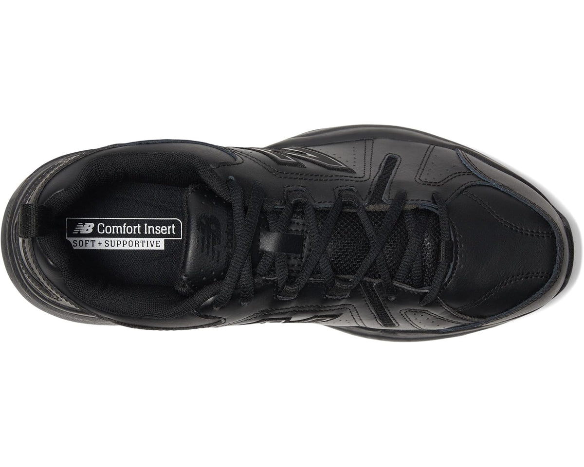 Men's New Balance 608v5 Slip Resistant Black/Black - Eurostride