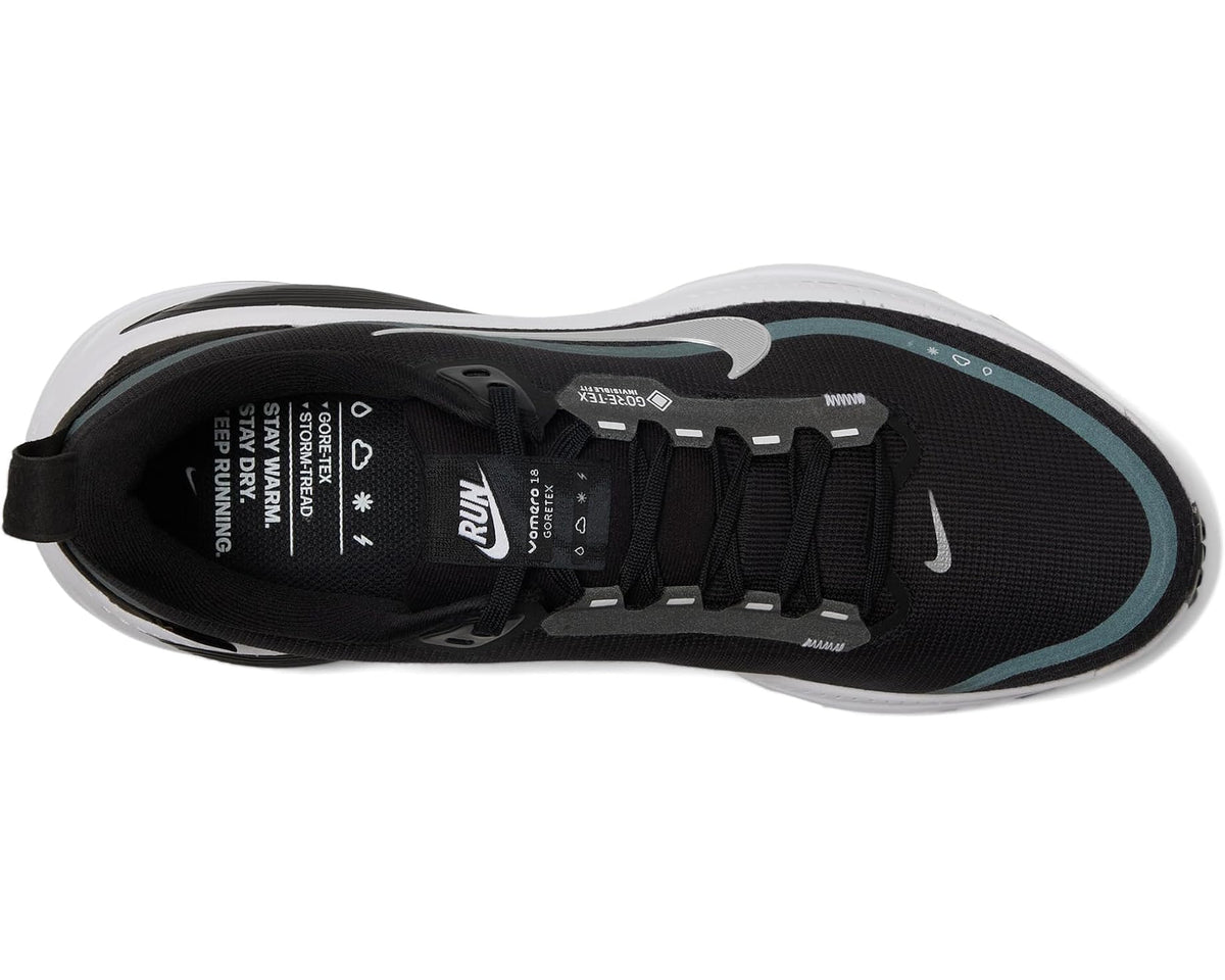 Men's Nike Vomero 18 GORE-TEX Black/Metallic Silver/Anthracite/White - Eurostride