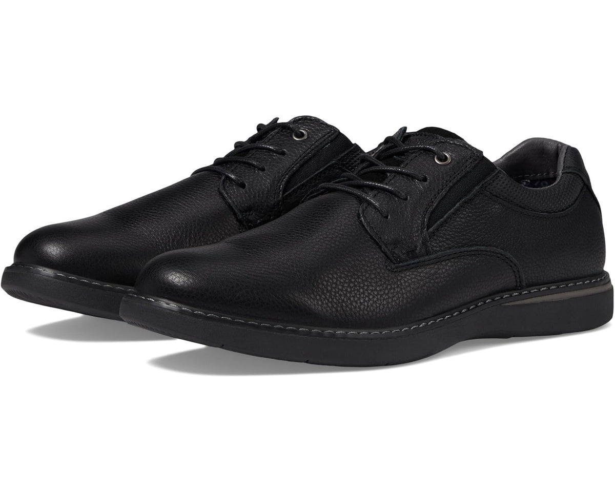 Men's Nunn Bush Bayridge Plain Toe Oxford Black - Eurostride