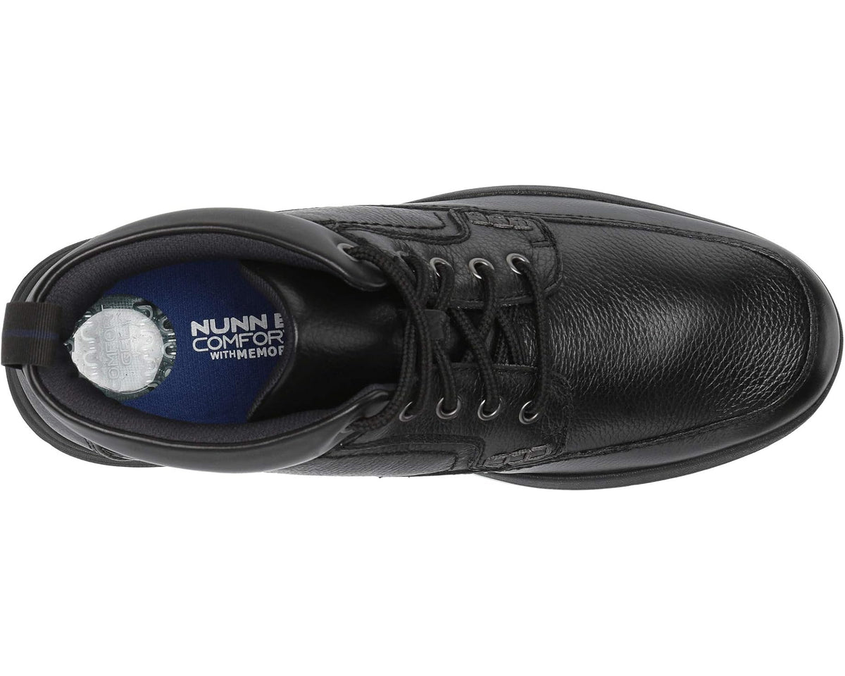 Men's Nunn Bush Cam Moc Toe Boot Black Tumbled - Eurostride