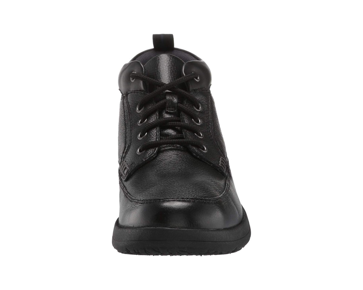 Men's Nunn Bush Cam Moc Toe Boot Black Tumbled - Eurostride