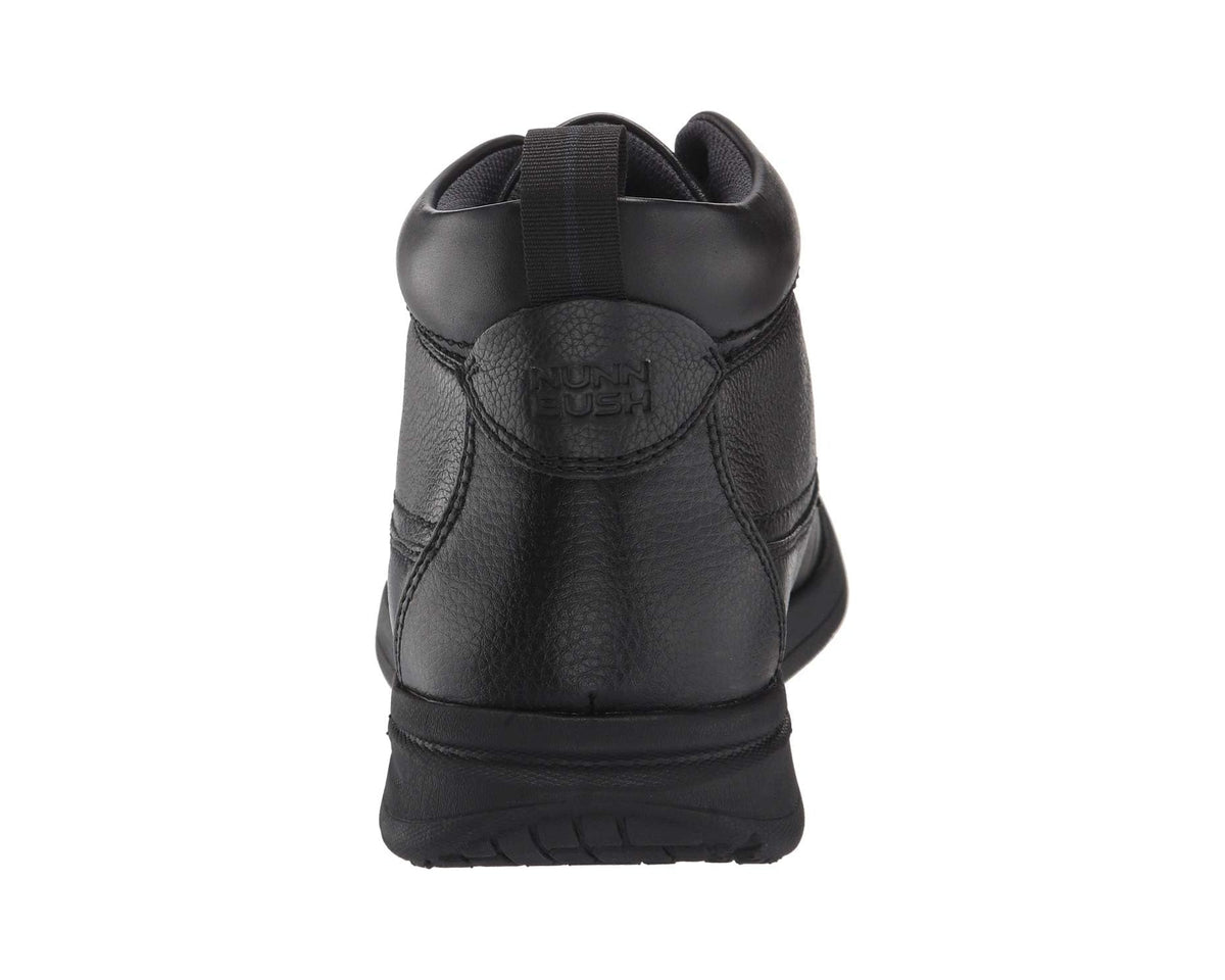 Men's Nunn Bush Cam Moc Toe Boot Black Tumbled - Eurostride