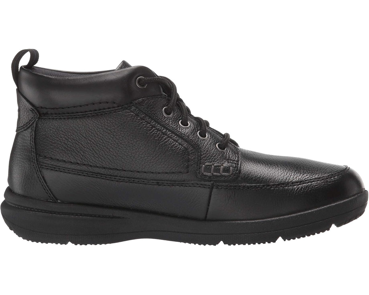 Men's Nunn Bush Cam Moc Toe Boot Black Tumbled - Eurostride