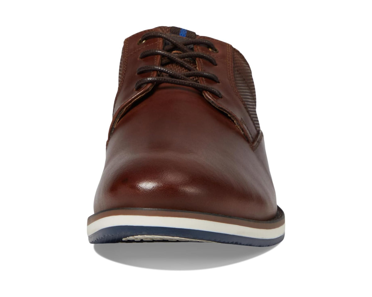 Men's Nunn Bush Circuit Plain Toe Oxford Brandy - Eurostride