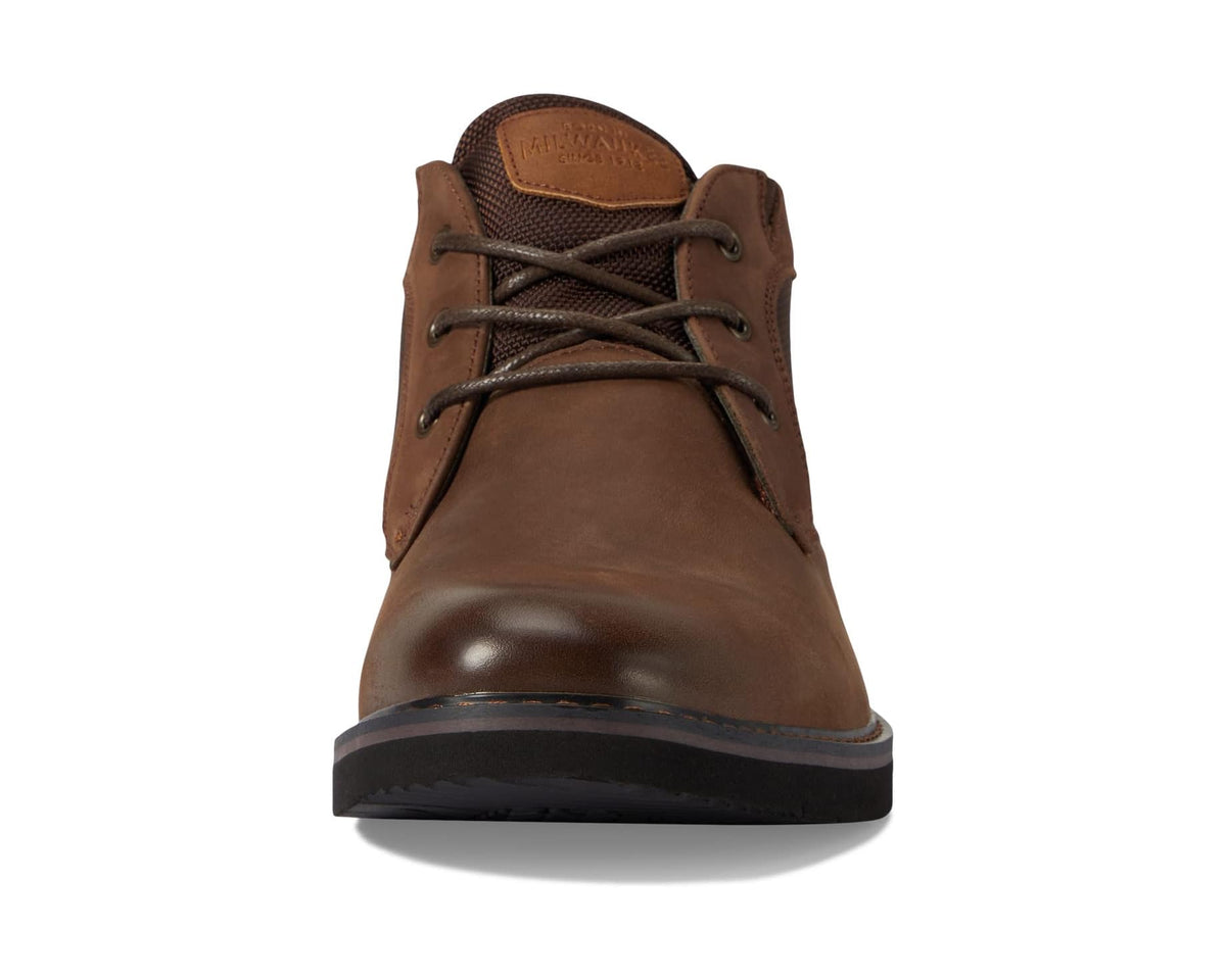 Men's Nunn Bush Denali Plain Toe Chukka Brown Crazy Horse - Eurostride