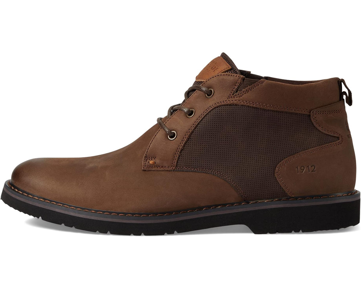Men's Nunn Bush Denali Plain Toe Chukka Brown Crazy Horse - Eurostride