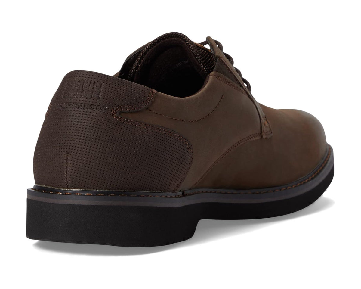 Men's Nunn Bush Denali Plain Toe Oxford Brown Crazy Horse - Eurostride