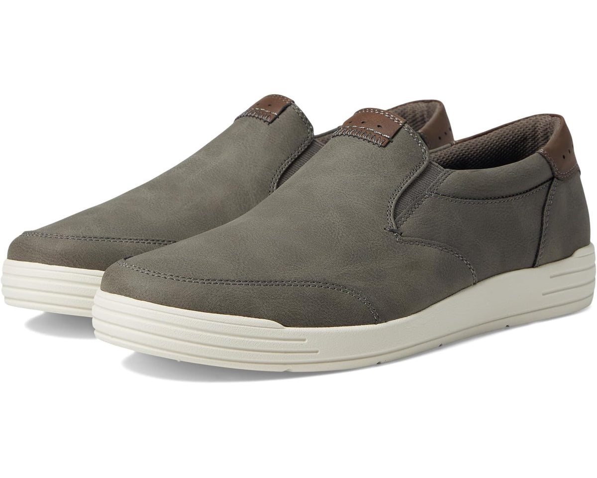Men's Nunn Bush Kore City Walk Moc Toe Slip-On Charcoal - Eurostride