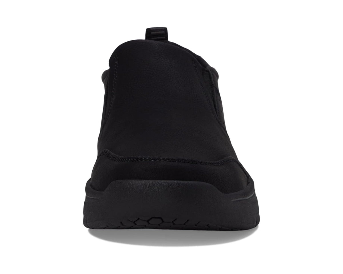 Men's Nunn Bush Kore Elevate Moccasin Toe Slip-On Lightweight Loafer Black - Eurostride