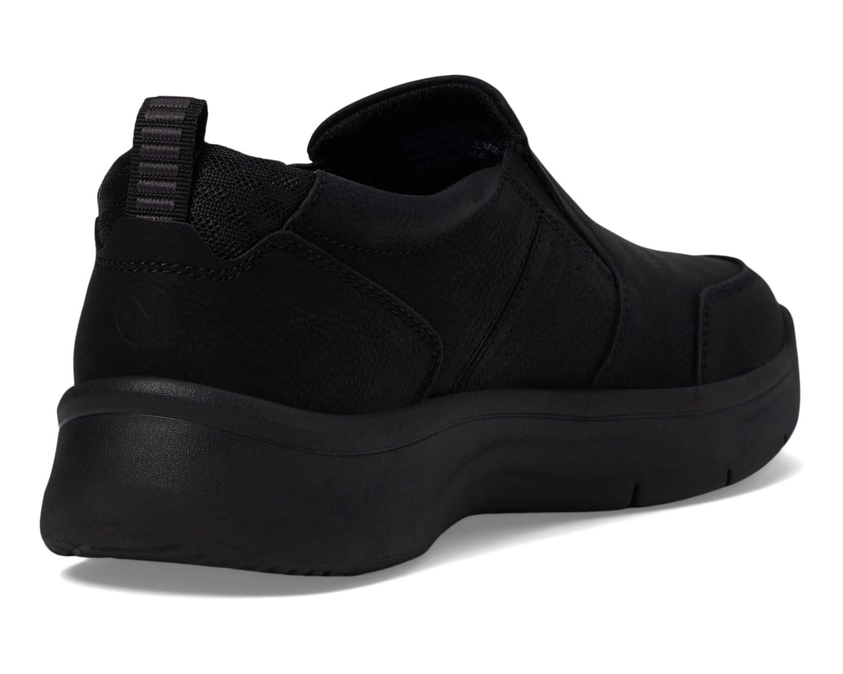 Men's Nunn Bush Kore Elevate Moccasin Toe Slip-On Lightweight Loafer Black - Eurostride