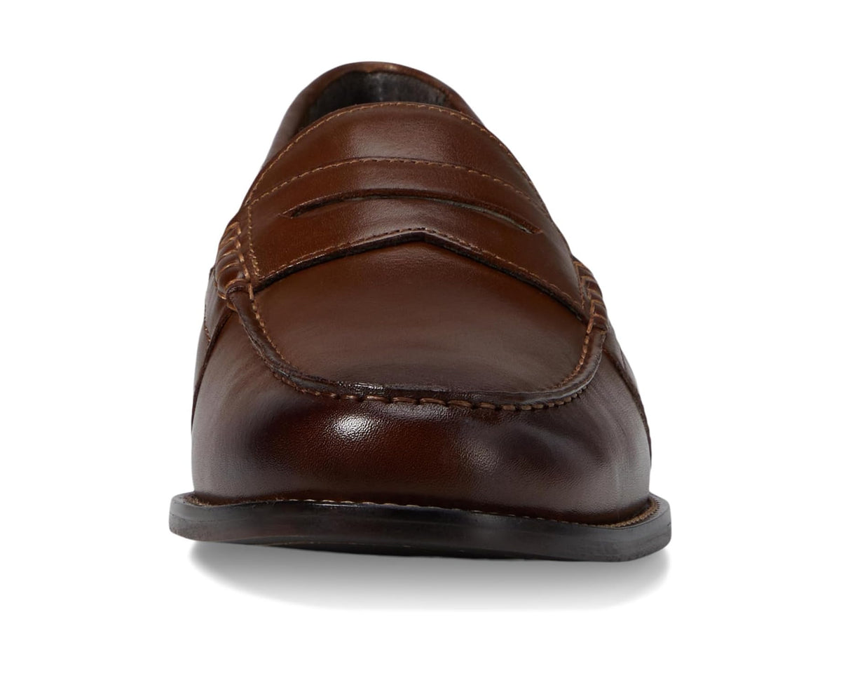 Men's Nunn Bush Noah Beef Roll Penny Loafers Brown - Eurostride