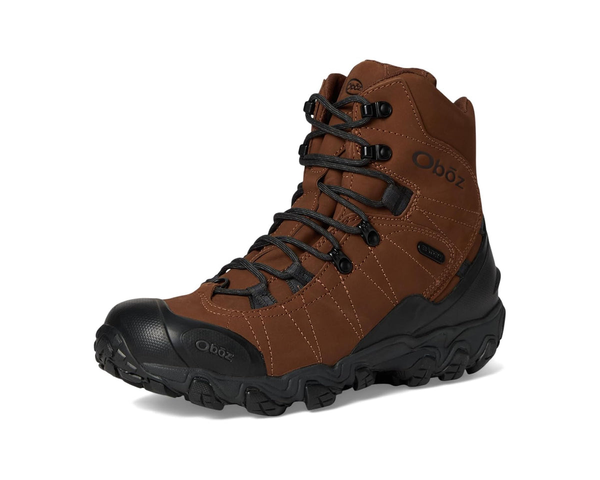 Men's Oboz Bridger 8 Insulated B-Dry Grizzly - Eurostride