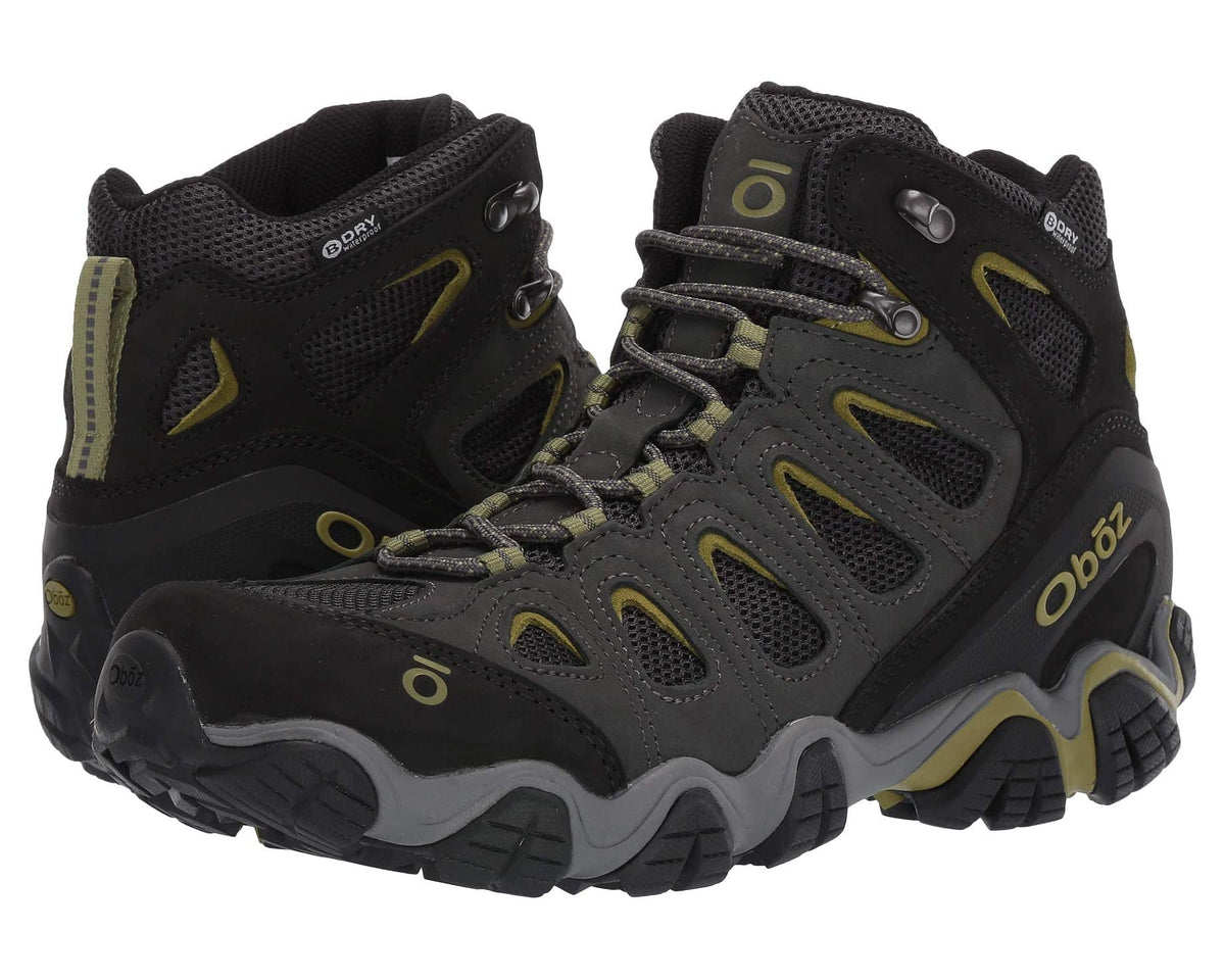 Men's Oboz Sawtooth II Mid B-Dry Dark Shadow/Woodbine Green - Eurostride