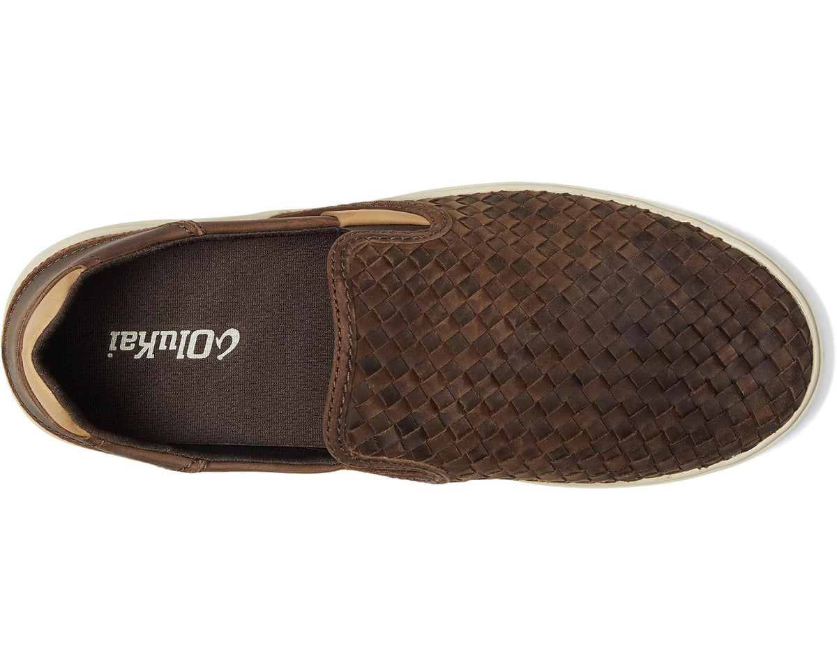 Men's OluKai Lae'ahi Lauhala Dark Java/Dark Java - Eurostride