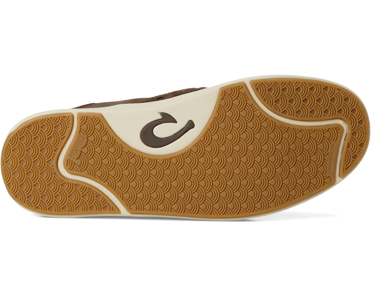 Men's OluKai Lae'ahi Lauhala Dark Java/Dark Java - Eurostride