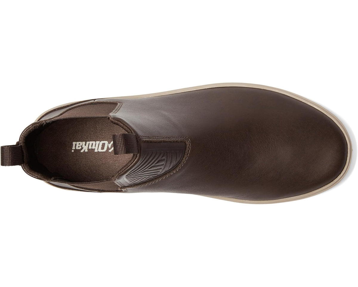 Men's OluKai Lae'ahi Mid Dark Java/Dark Java - Eurostride